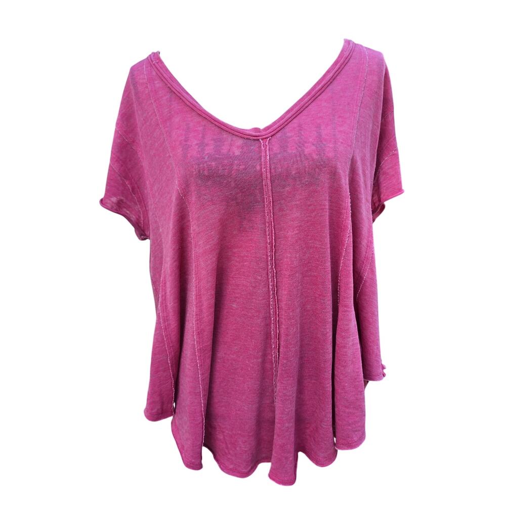 We the Free by Free People Pink Top Womens Size M